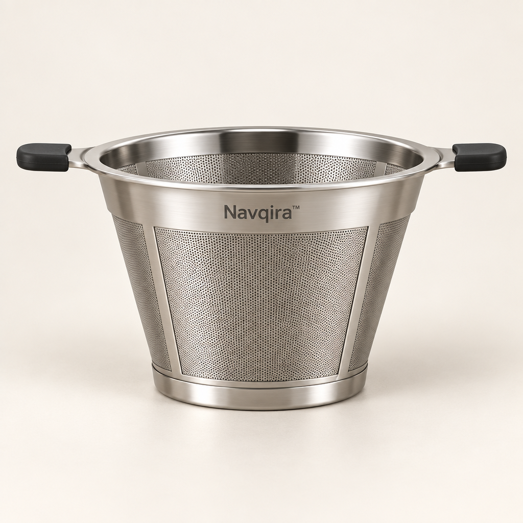 Navqira™ Stainless Steel Reusable Coffee Filter product image 01